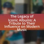 The Legacy of Iconic Albums: A Tribute to Their Influence on Modern Music